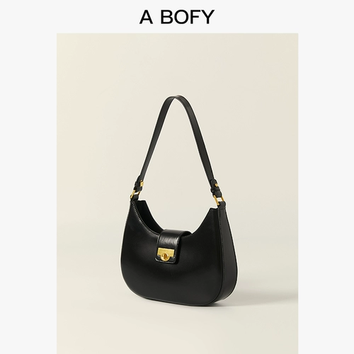 Демисезонный модный дизайнерский замок, сумка через плечо, из натуральной кожи