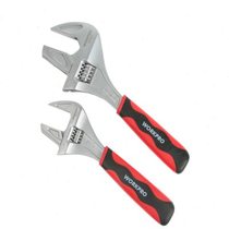 Wankebao W9206 pipe work dual-purpose wrench large open adjustable wrench 8 10 inches plate 50mm