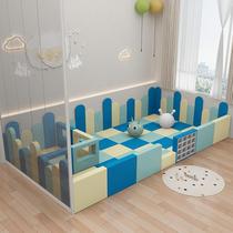 Childrens anti-collision playground soft package Bobo ocean ball pool fence indoor early education kindergarten soft sand pool direct sales