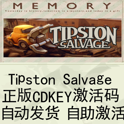 Steam Tipston Salvage Online Activation Code Cdkey