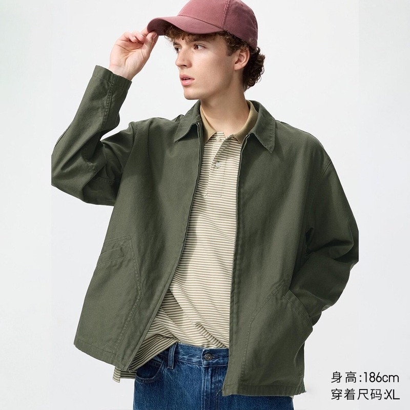 Casual Zipper Jacket Men's and Women's Collaboration Style/Outwear Jacket 484249