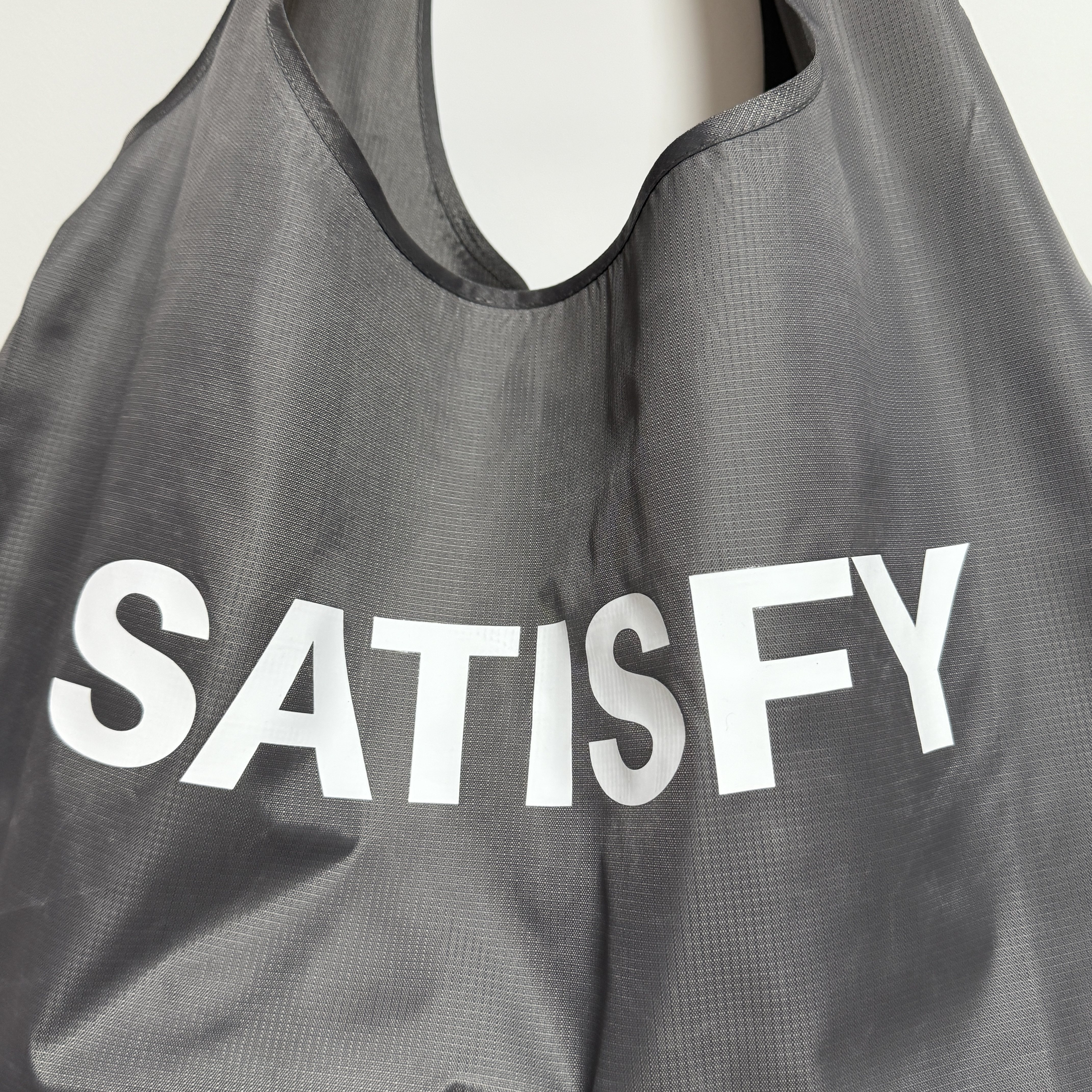 Satisfy tote bag トートバッグ グレー hoka satisfy tote bag 非売品