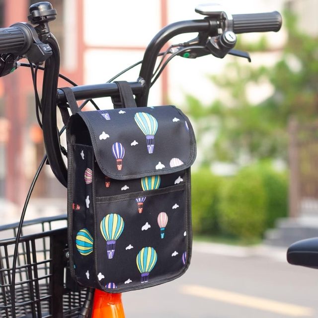 Electric battery car hanging bag storage bag small hanging bag front storage bag waterproof mobile phone bag storage tool