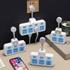 Household Short-Line Multi-Socket Converter for Office, Dormitory, with Usb/Light, Independent Switch, Multi-Function Converter