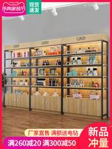 Xinjiang display cabinet shelf display cosmetics rack product jewelry sample cabinet mother and baby store supermarket