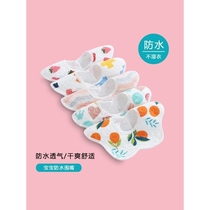 Liangliang Flagship Store Newborn Baby Bibs Pure Cotton Childrens Baby Waterproof Eating Bibs Pure Cotton Food Pockets