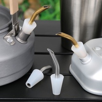 Outdoor camping coffee pot teapot spout portable conversion spout stainless steel extended spout kettle matching