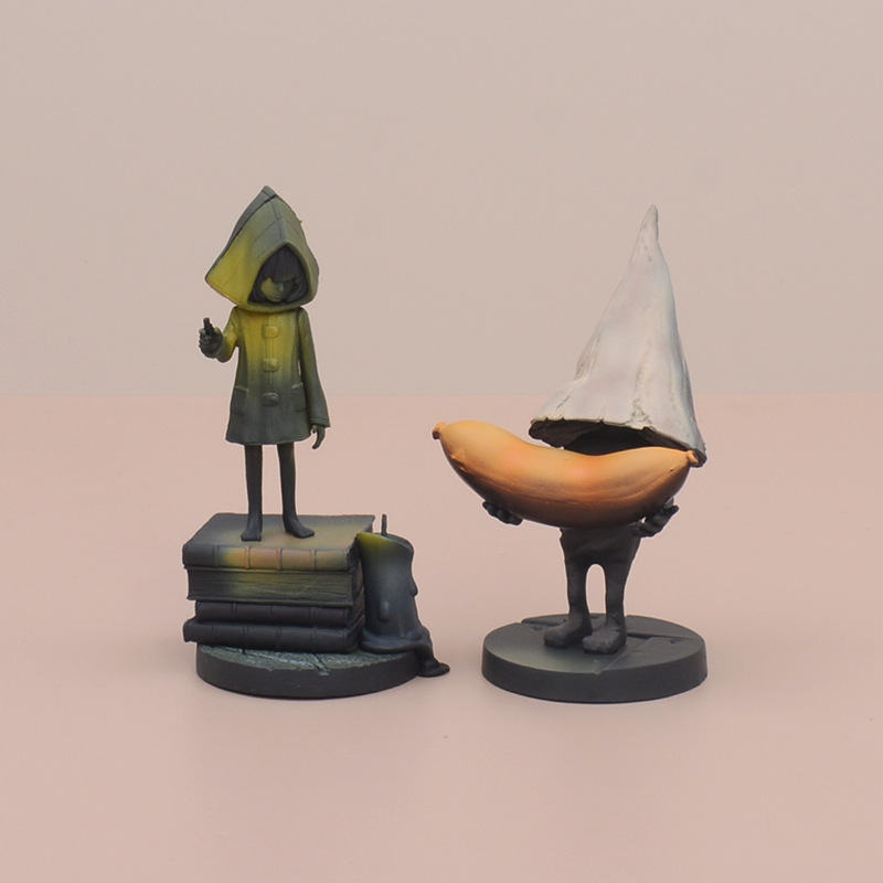 Nightmare Little Nightmare Yellow Raincoat Little Six Norm Standing Pose Boxed Figure Model Ornament Nightmare Little Nightmare Yellow Raincoat Little Six Norm Standing Pose Boxed Figure Model Ornament