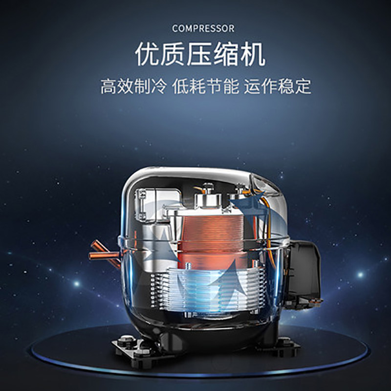 Four-Door Refrigerator Commercial Large-Capacity Fresh-Keeping Refrigerated Display Cabinet 4-Door Vertical Freezer Six-Door Dual-Temperature Freezer