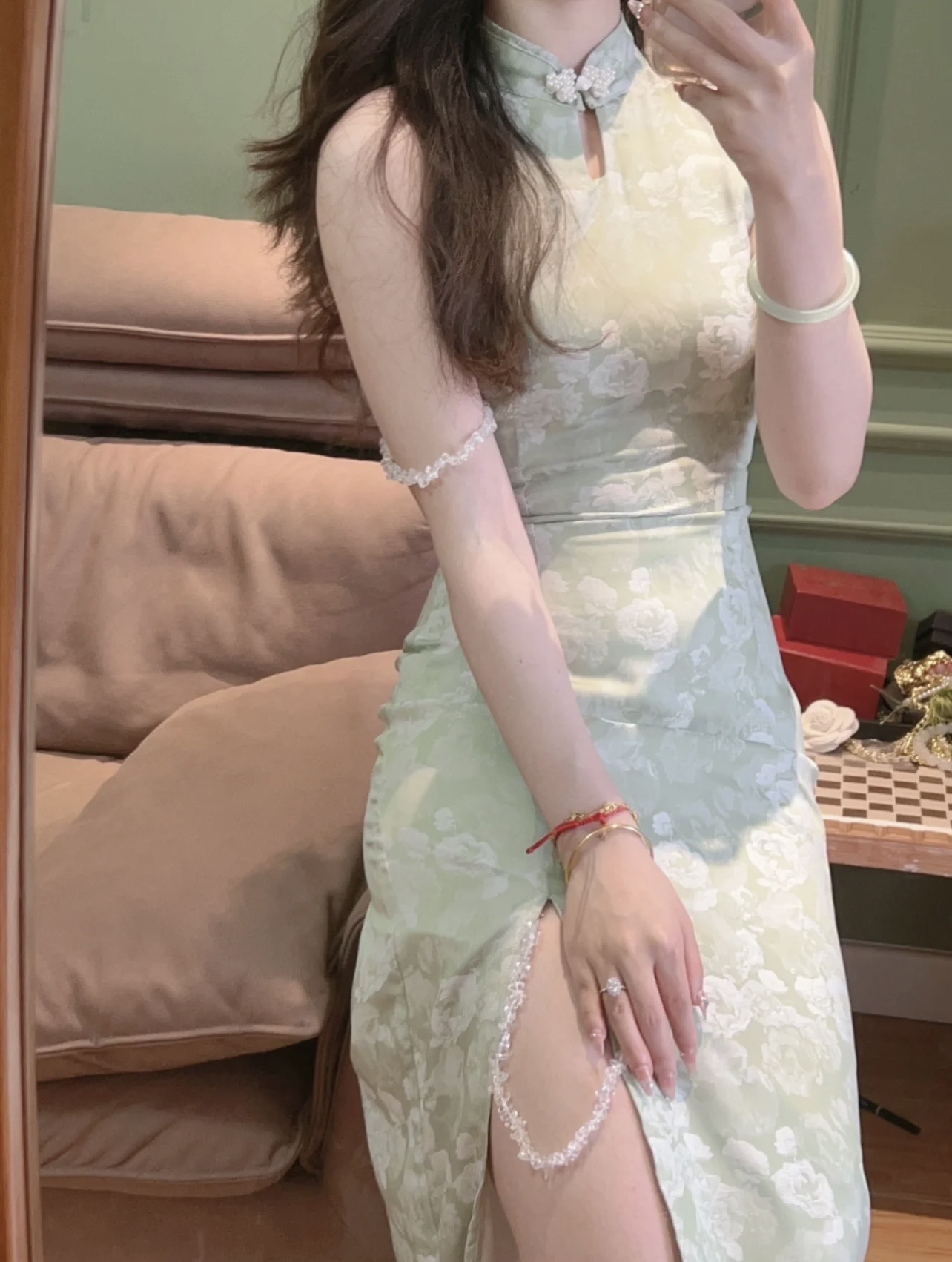  S+M]: single cheongsam   + $4.09 