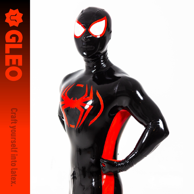 【Gleo】Latex Miles Spider-Man Cosplay Bodysuit