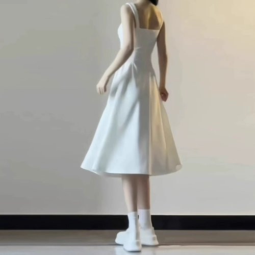 Летняя майка, корсет, длинная юбка, подходит для подростков, французский стиль