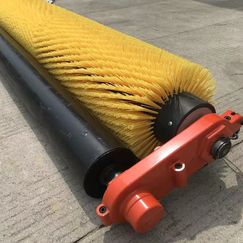 Non-Powered Belt Cleaner, Wear-Resistant Spiral Nylon Wire Coal Mine Cement Plant Conveyor Roller Brush Cleaner Non-Powered Belt Cleaner, Wear-Resistant Spiral Nylon Wire Coal Mine Cement Plant Conveyor Roller Brush Cleaner