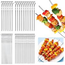 Kabob Skewers Stainless Steel Barbecue Skewers Long Handle
