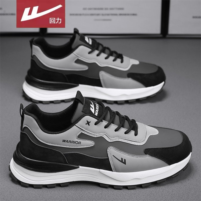 Pull Back Men's Shoes 2025 New Winter Dad-Style Sports Casual Running Fleece-Lined Warm Cotton Shoes Non-Slip Forrest Gump Trendy Shoes