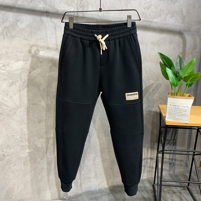 Foreign Trade Original Order -- Discount Self-leaving -- Elastic Bunches Casual Pants Trend Spring Autumn New Fashion 100 Hitch-Taobao