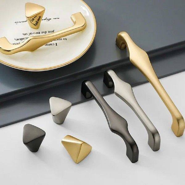 Pearl Gray Gold Handles Zinc Alloy Light Luxury评价 淘宝网