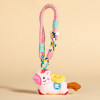 New Year's Gift Cute Cartoon Get Rich Soon Plush Doll Keychain Pony Bag Pendant Bag Decoration