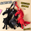 2026 New Model Lucky Black Horse Year of the Horse Mascot Plush Toy Keychain Funny Bag Pendant Plush Doll Gift for Friends