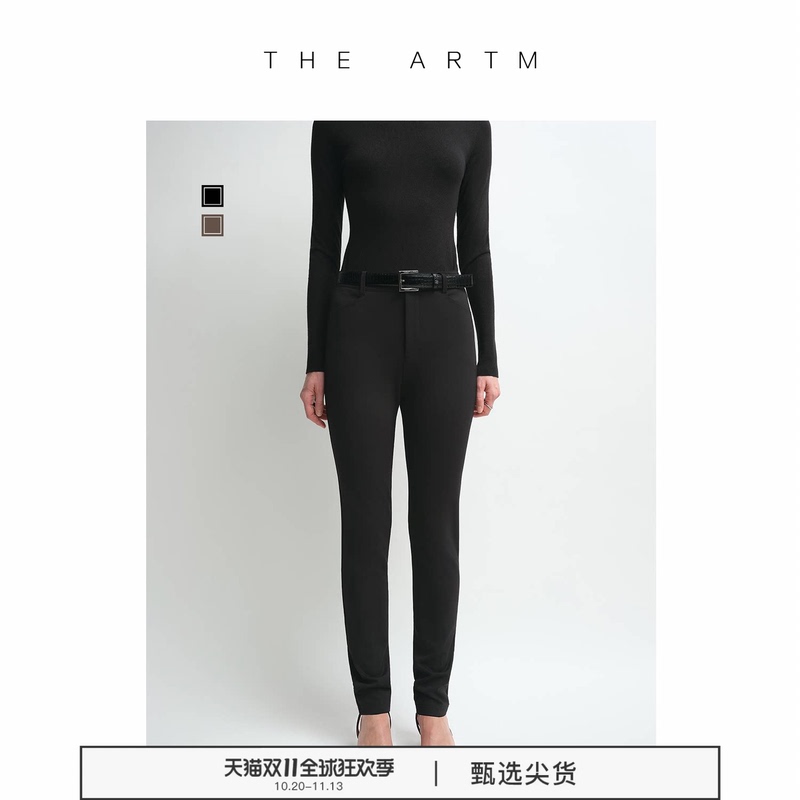 The Artm High-Elasticity Tight-Fitting Nine-Point Riding Pants, New Autumn and Winter Women's Pants, Heat-Retaining, Warm, Easy to Care for The Artm High-Elasticity Tight-Fitting Nine-Point Riding Pants, New Autumn and Winter Women's Pants, Heat-Retaining, Warm, Easy to Care for