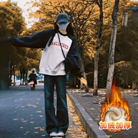 Модель с буквами зеленого и белого цвета [толстый бархат для осени и зимы]