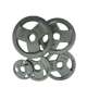 Dumbbell Plates, Barbell Small Hole Electroplated Silver Kais Plates, Black Base with Red Lettering, Weight Plates for Fitness and Home Exercise Accessories