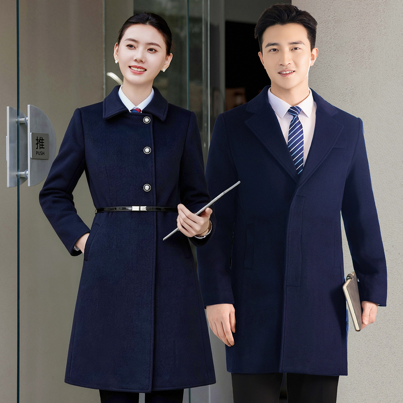 Woolen Coat for Autumn and Winter, Professional Workwear for Men and Women in Property Sales, 4S Stores, Teacher Uniforms, and Bank Coats Woolen Coat for Autumn and Winter, Professional Workwear for Men and Women in Property Sales, 4S Stores, Teacher Uniforms, and Bank Coats