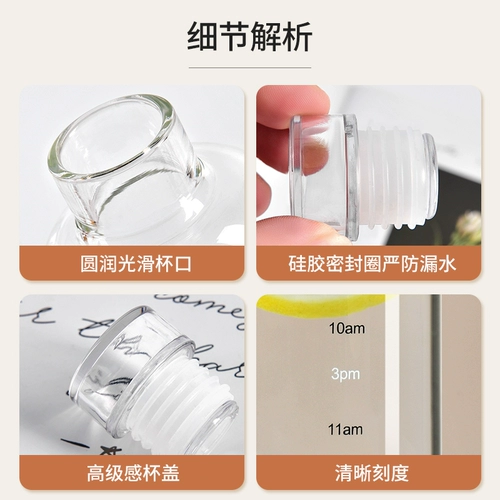 Пластиковая высококачественная чайная чашка для воды, защита при падении, в корейском стиле, простой и элегантный дизайн