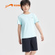 Guirenniao children's clothing boys' quick-drying short-sleeved T-shirts for middle-aged and older children's white bottoming shirts summer new ice-sense T-shirts