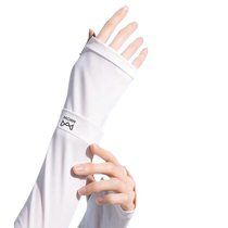 Catman ice silk sleeves for women anti-UV summer sports running and cycling breathable sunscreen ice sleeves loose gloves for men