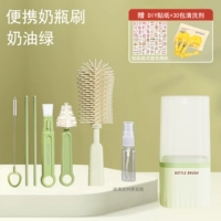 Кремовая бутылка, наклейка, моющее средство