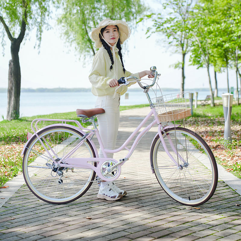 Selection of Newsga Women's Bicycles for Adults, Lightweight Commuter Bikes with Gears, Suitable for Women Going to Work, Easy to Ride for Petite Individuals Selection of Newsga Women's Bicycles for Adults, Lightweight Commuter Bikes with Gears, Suitable for Women Going to Work, Easy to Ride for Petite Individuals