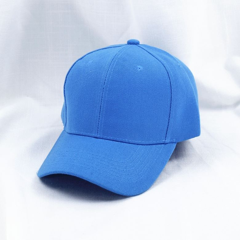 100% Cotton Pure White Solid Color Student Sports Day Military Training Activity Duck Bill Cap Unisex Face-Flattering Sun Protection Hard Top Baseball Cap