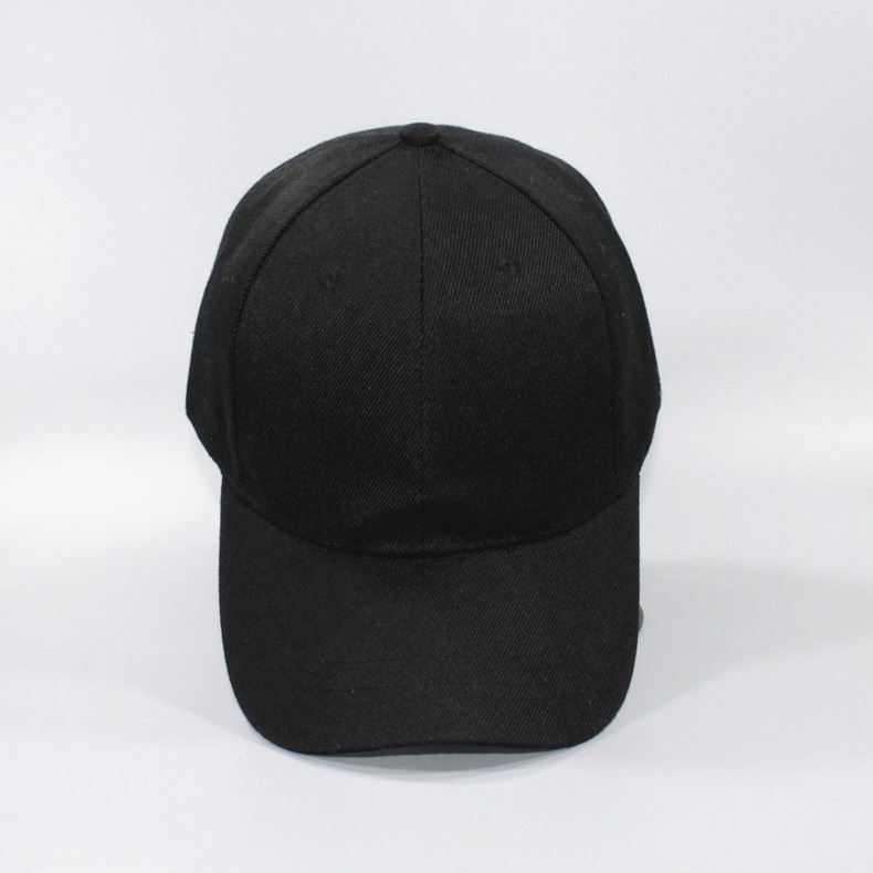 100% Cotton Pure White Solid Color Student Sports Day Military Training Activity Duck Bill Cap Unisex Face-Flattering Sun Protection Hard Top Baseball Cap