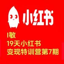 19-day Xiaohongshu Monetization Special Training Camp No. 7 Quickly learn how to disassemble Xiaohongshu and easily monetize with a monthly income of RMB 100000