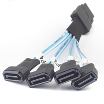 MINI SAS SFF-8087 to 4-port SATA 7P public server high-speed connection harness short line