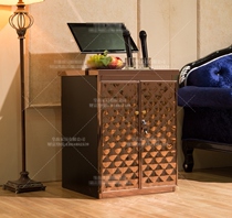 Ktv karaoke cabinet stainless steel rose gold karaoke cabinet bar club box amplifier cabinet karaoke cabinet home