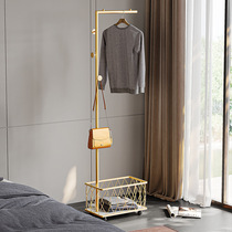 Hanging hanger floor sleeping indoors Home Removable Standing Cream Wind Iron Art Children Room Removable Cloakroom