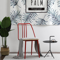 Nordic iron chair backrest milk tea coffee shop hollow chair American creative metal restaurant dining table chair dining chair