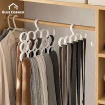 Blue Corner Screen Tie Tie Cabinet Pants Belt Waste Bag Bag Bag Hanging Hanging Clothes