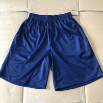 New fire short-sleeved physical pants fire blue summer shorts loose training pants dark blue quick-drying training pants