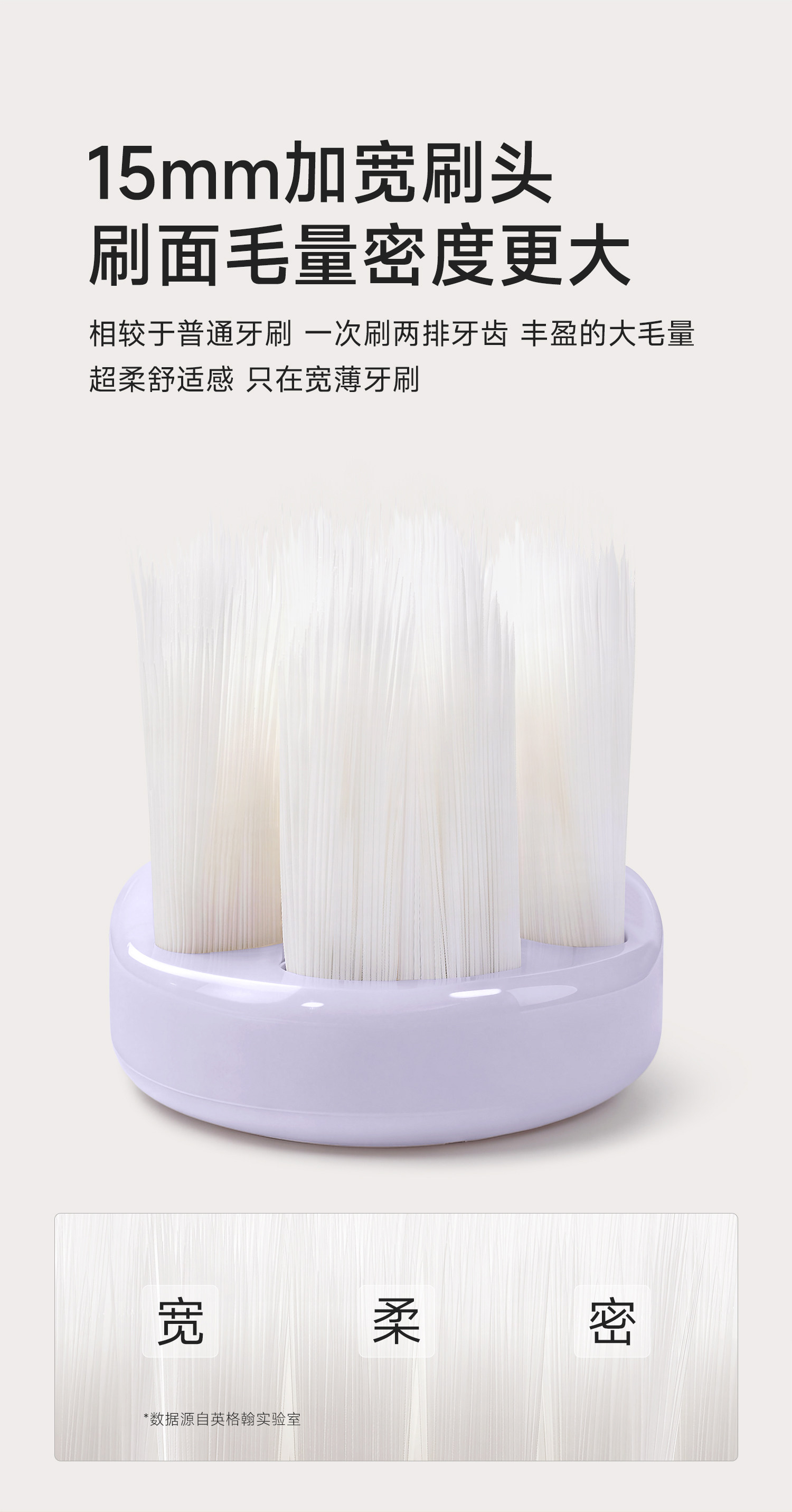 英格翰云柔抗菌护龈软毛牙刷万毛宽头浮点防滑设计月子孕妇专用 — 6