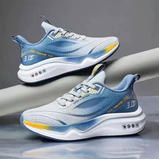 Men's Shoes 2025 New Spring Breathable Men's Trendy Casual Shoes Ultra-Light Shock-Absorbing Running Sports Shoes for Men