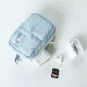 Multifunctional Cosmetic Storage Bag, Travel Portable Coin Purse, Small Power Bank, Data Cable Bag, Thickened and Anti-Collision