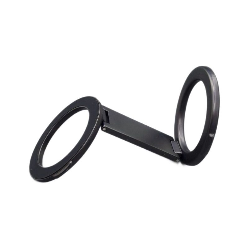 Prada Double-Sided Magnetic Phone Holder Lazy Desktop Magsafe Magnetic Ring Holder Can Rotate 360 Degrees Metal Foldable Portable Stand Suitable for Apple 17Promax Huawei 80