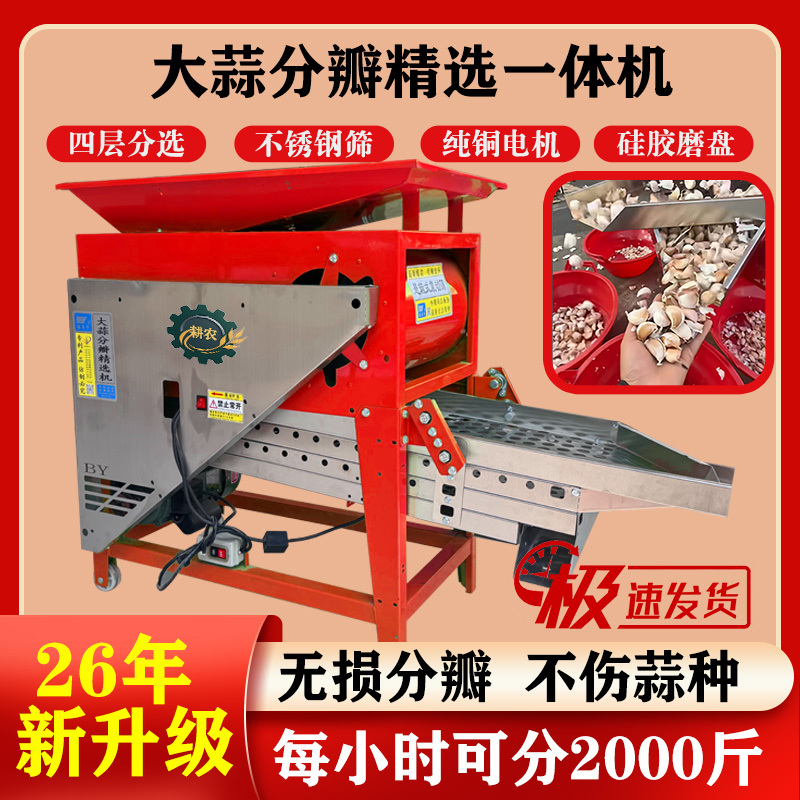 Garlic Clove Splitting Machine, Integrated Garlic Clove Sorting Machine, Small Household Garlic Clove Splitting Machine, Garlic Head Splitting Equipment, New Model Garlic Clove Splitting Machine, Integrated Garlic Clove Sorting Machine, Small Household Garlic Clove Splitting Machine, Garlic Head Splitting Equipment, New Model