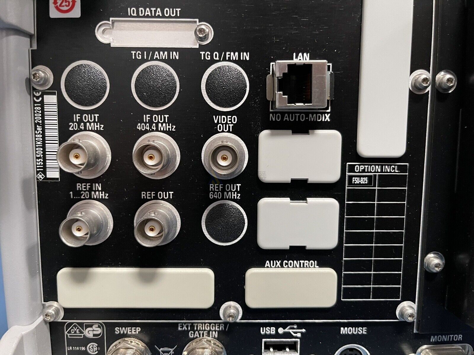 Анализаторы спектра 罗德与施瓦茨 fsq8/fsq26 频谱分析仪 20hz~3.6/8/26.5/40ghz现货