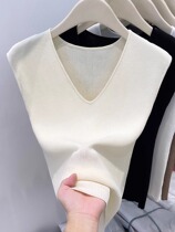 OFF VCHARS SELIED SELIENCE Knitted Vest Woman summer sleeveless T-shirt menu thin sexy shirt