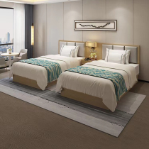 Hotel bed hotel special furniture customization manufacturer standard room single room full apartment bed and breakfast single bed twin bed rental room