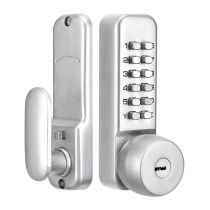 Mechanical password lock door lock office door room wooden door lock password key dual-purpose waterproof no power supply 378